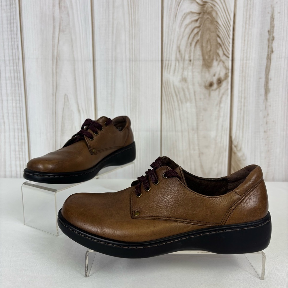 Naturalizer Leather 90’s Y2K Lace Up Comfort Oxford Dressy Shoes Brown Size 6.5